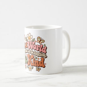 Sei nett Retro Vintage Blumenkaffeetasse Kaffeetasse