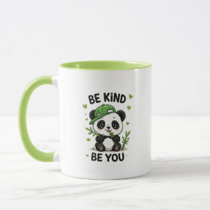 Sei nett, sei du selbst Panda-Tasse Tasse