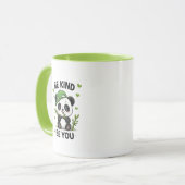 Sei nett, sei du selbst Panda-Tasse Tasse (Vorderseite Links)