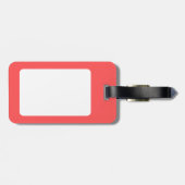 Sei nett! Sei glücklich! Sei du. Flasche Gepäckanhänger (Rückseite horizontal)