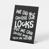 Sei nett sockelschild (Vorderseite)