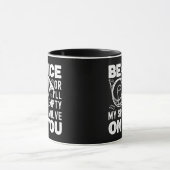 Sei nett, sonst leere ich mein Spit-Valve-Horn Lov Tasse (Zentrum)