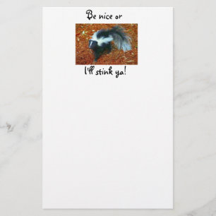 Sei nett, sonst stinke ich dir ja! briefpapier