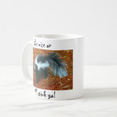 Sei nett, sonst stinke ich dir!-Tasse Kaffeetasse (Vorderseite Links)