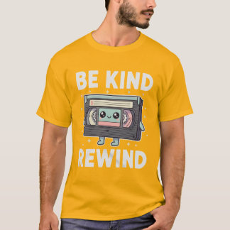 Sei nett spule Cool Vintage 80er 90er Retro-Design T-Shirt