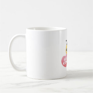Sei nett, süße Biene nett Pun Kaffeetasse