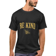 Sei nett T-Shirt – Vintage Distressed Bee Tee