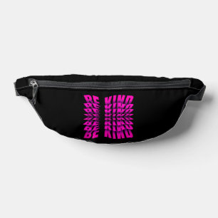 SEI NETT TEXTEFFEKT ROSA TYPOGRAFIE BAUCHTASCHE