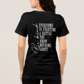 Sei nett Tri-Blend shirt (Rückseite)