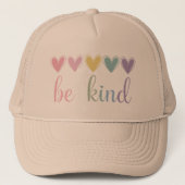 Sei nett truckerkappe (Vorderseite)