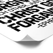 Sei nett und mitfühlend, die Ephesianer 4:32 Poster (Ecke)