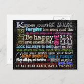 Sei nett usw. postkarte (Vorne/Hinten)