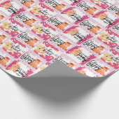 Sei nett; wähle Glück, aber bete, das Papier zu ze Geschenkpapier (Ecke)