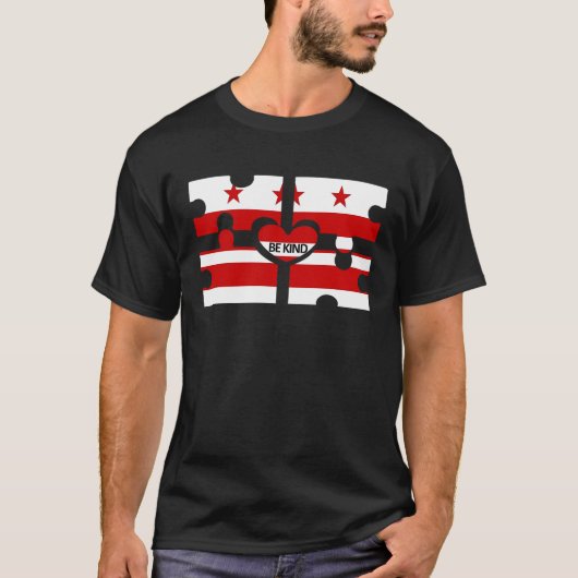 Sei nett Washington DC T-Shirt (Vorderseite)