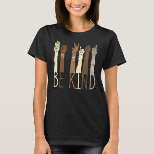Sei nett Zeichen Sprache Hand Sprechende Lehrer Do T-Shirt