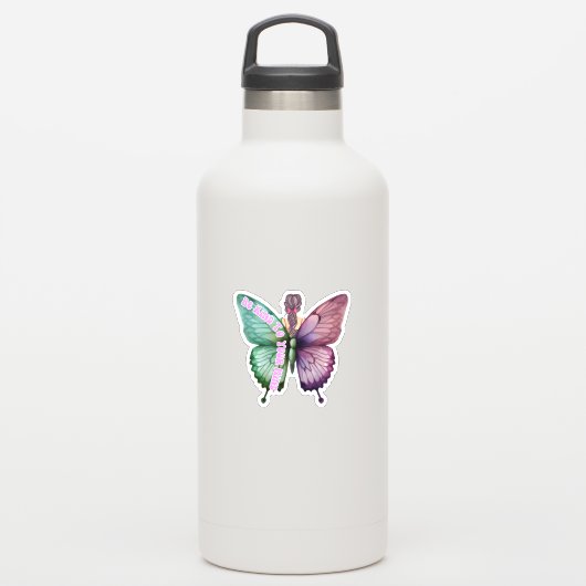 Sei nett zu deinem Geist Aufkleber (Wassserflasche)