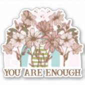 Sei nett zu deinem Geist Aufkleber (Vorderseite)