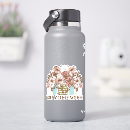 Sei nett zu deinem Geist Aufkleber (HydroFlask)