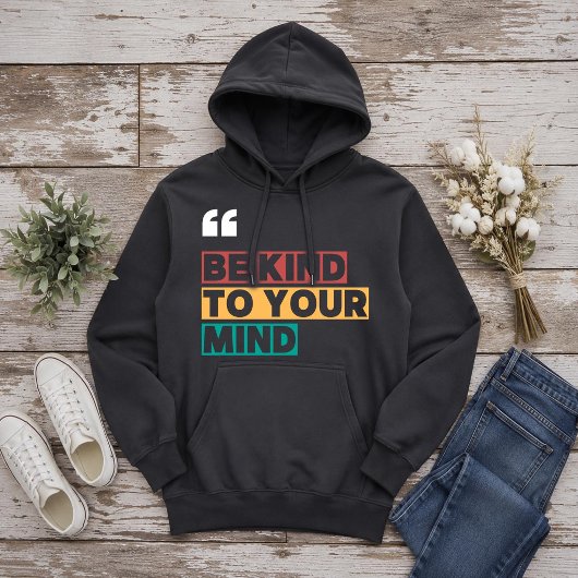 Sei nett zu deinem Geist Hoodie