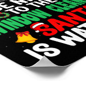 Sei nett zu dem Fenster Reiniger Santa Window Wash Poster (Ecke)