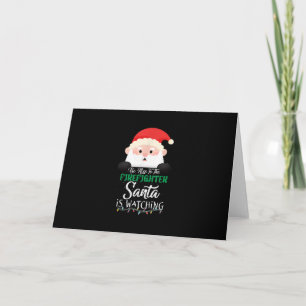 Sei nett zu dem Feuerwehrmann, den Weihnachten sie