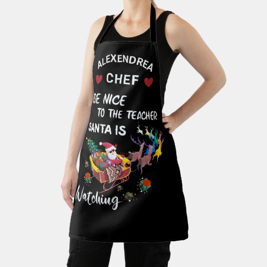 Sei nett zu dem Lehrer, den der Weihnachtsmann bei Schürze (InSitu)