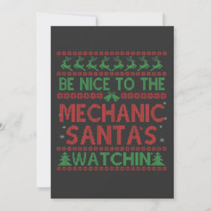 Sei nett zu dem Mechaniker - der Weihnachtsmann be Einladung