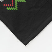 Sei nett zu den Cowboys, die Weihnachten sehen Fleecedecke (Ecke)