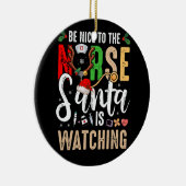 Sei nett zu den Krankenschwestern, die Weihnachten Keramik Ornament (Rechts)