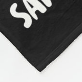 Sei nett zu der Kellnerin, die der Weihnachtsmann Fleecedecke (Ecke)