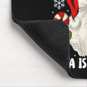 Sei nett zu der Kellnerin, die der Weihnachtsmann Mousepad (Ecke)
