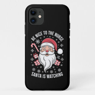 Sei nett zu der Schwester, der Weihnachtsmann scha Case-Mate iPhone Hülle