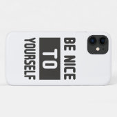 Sei nett zu dir selbst Case-Mate iPhone hülle (Rückseite (Horizontal))