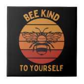 Sei nett zu dir selbst Keramik Tile Fliese (Vorderseite)