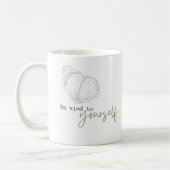 Sei nett zu dir selbst - Klassische Tasse (Links)