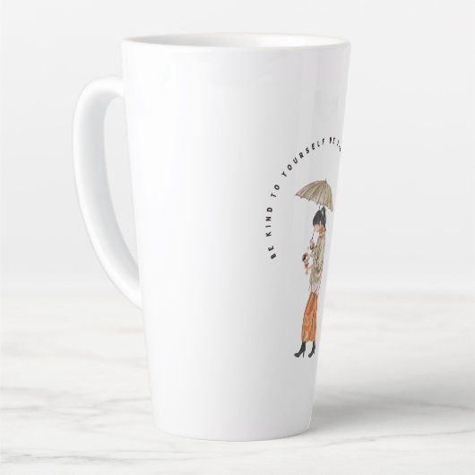 Sei nett zu dir selbst milchtasse (Linke Ecke)