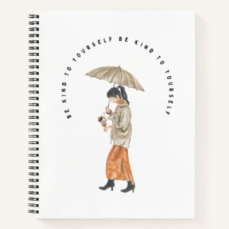 Sei nett zu dir selbst notizblock