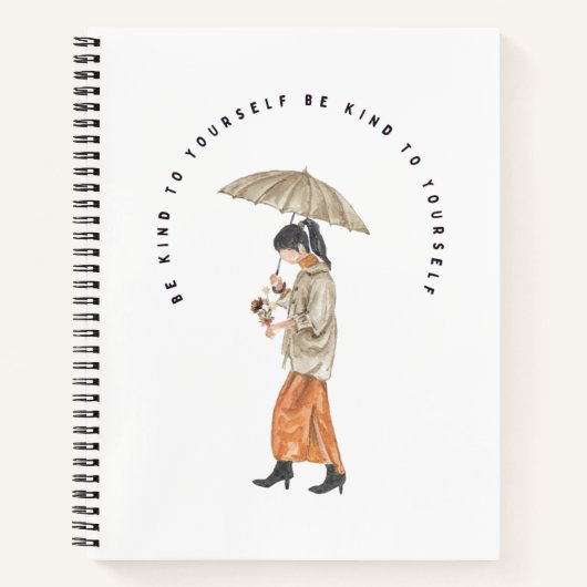 Sei nett zu dir selbst notizblock (Vorderseite)