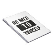 Sei nett zu dir selbst notizblock (Rechte Seite)