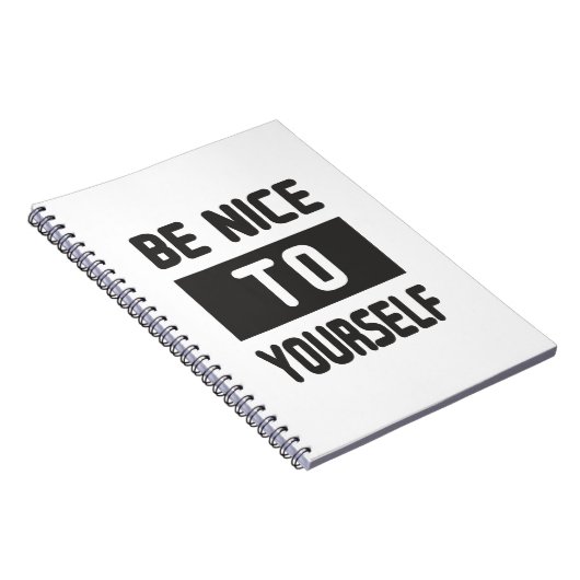 Sei nett zu dir selbst notizblock (Rechte Seite)