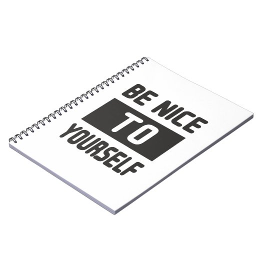 Sei nett zu dir selbst notizblock (Linke Seite)