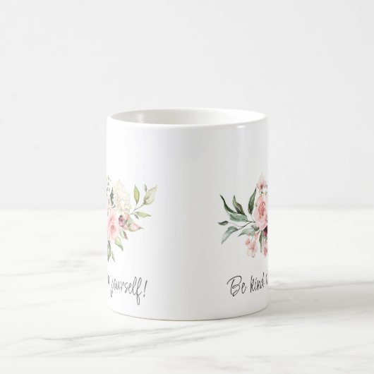 Sei nett zu dir selbst - Selbst Mitgefühl Kaffeetasse (Mittel)