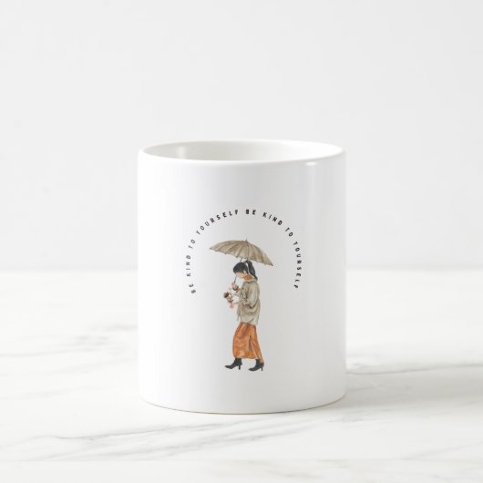 Sei nett zu dir selbst verwandlungstasse (Mittel)