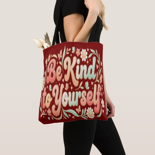 Sei nett zu dir selbst – Weibliche Selbstfürsorge Tasche (Von Nahem)