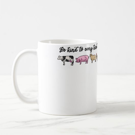 Sei nett zu jedem Kind Kaffeetasse (Links)