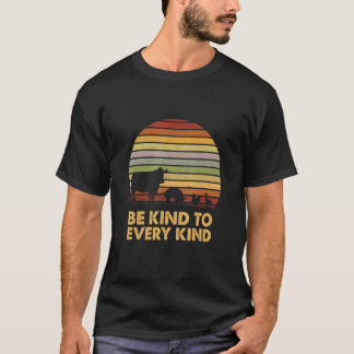 Sei nett zu jeder Art Veganismus Vegetarismus Vege T-Shirt