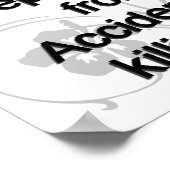 Sei nett zu Krankenpflegern Poster (Ecke)