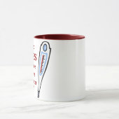 Sei nett zu Krankenpflegern Tasse (Zentrum)