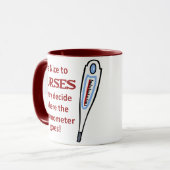 Sei nett zu Krankenpflegern Tasse (Vorderseite Links)