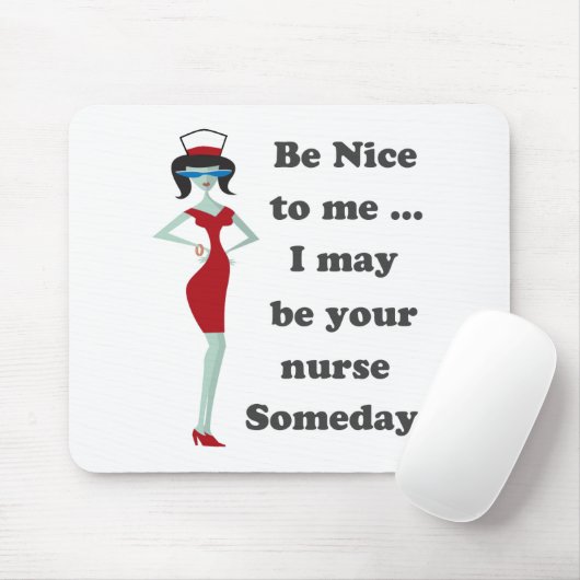 Sei nett zu mir mousepad (Mit Mouse)